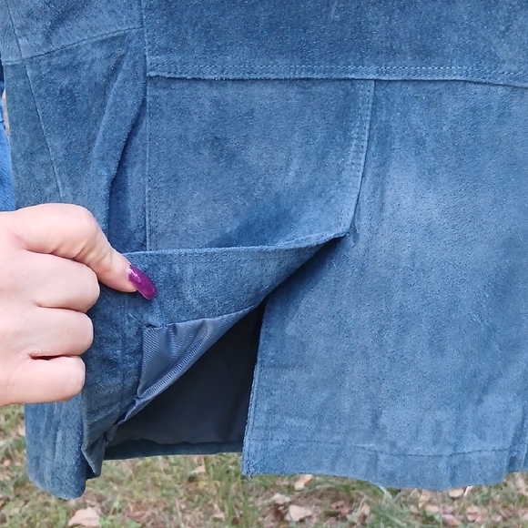 Womens TERRY LEWIS suede Jacket - Picture 4 of 7